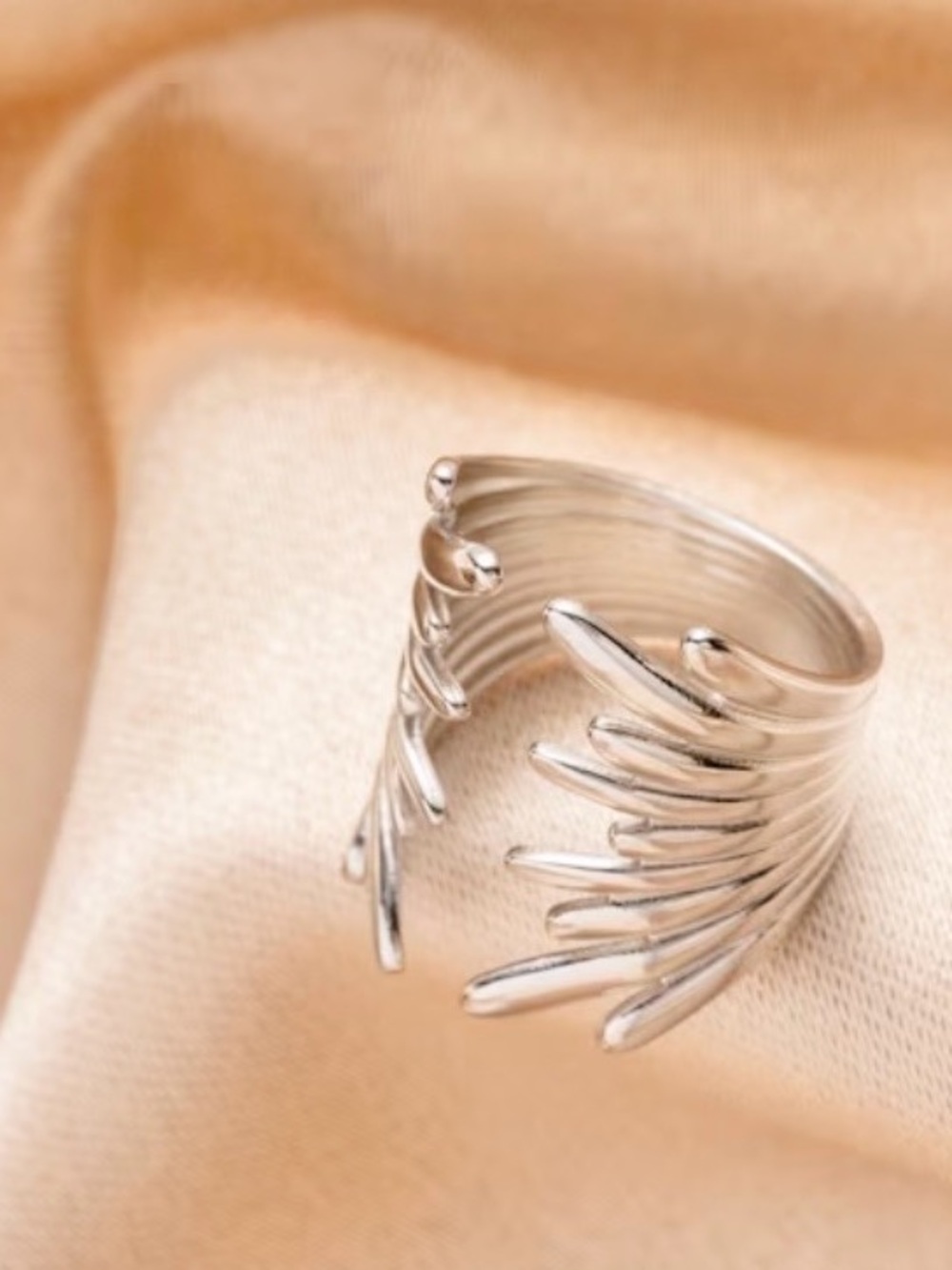 NWT Titanium Adjustable Ring - Picture 3 of 6